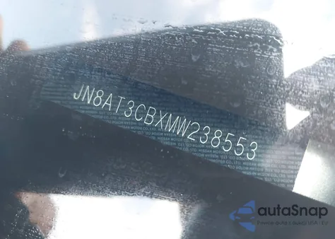 2021 Nissan Rogue Sl Intelligent Awd z USA, uszkodzony, nr VIN JN8AT3CBXMW238553